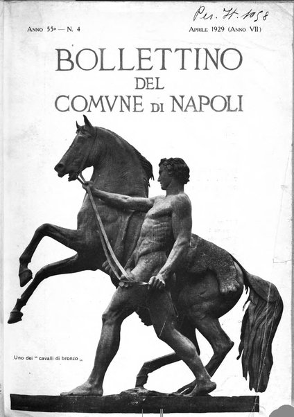 Bollettino del Comune di Napoli rassegna illustrata di storia, arte, topografia e statistica napoletana