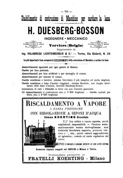 Bollettino dell'Associazione della industria laniera italiana