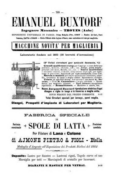 Bollettino dell'Associazione della industria laniera italiana