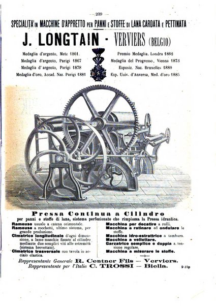 Bollettino dell'Associazione della industria laniera italiana