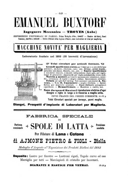 Bollettino dell'Associazione della industria laniera italiana