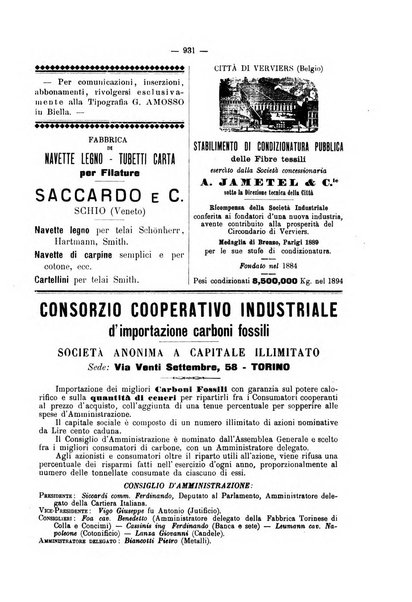 Bollettino dell'Associazione della industria laniera italiana