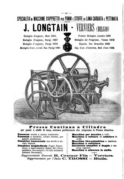 Bollettino dell'Associazione della industria laniera italiana