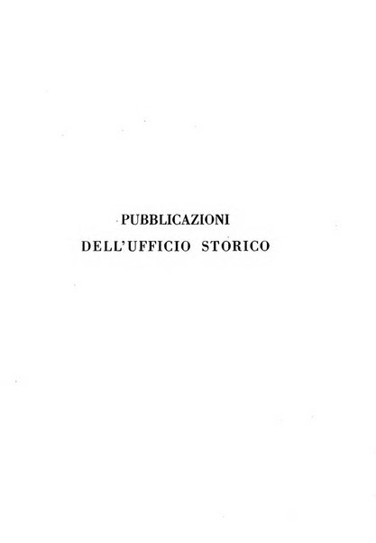 Bollettino dell'Ufficio storico