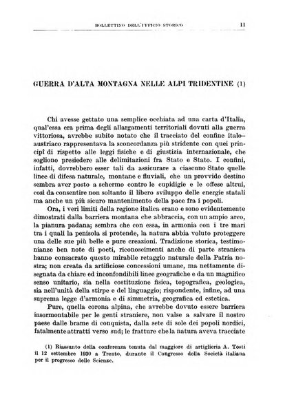 Bollettino dell'Ufficio storico