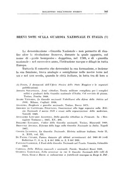 Bollettino dell'Ufficio storico