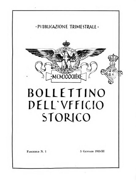 Bollettino dell'Ufficio storico