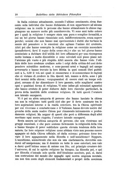 Bollettino della Biblioteca filosofica