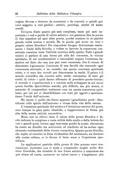 Bollettino della Biblioteca filosofica