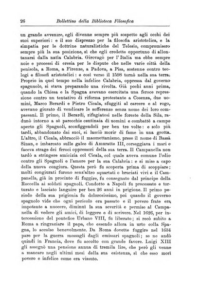 Bollettino della Biblioteca filosofica