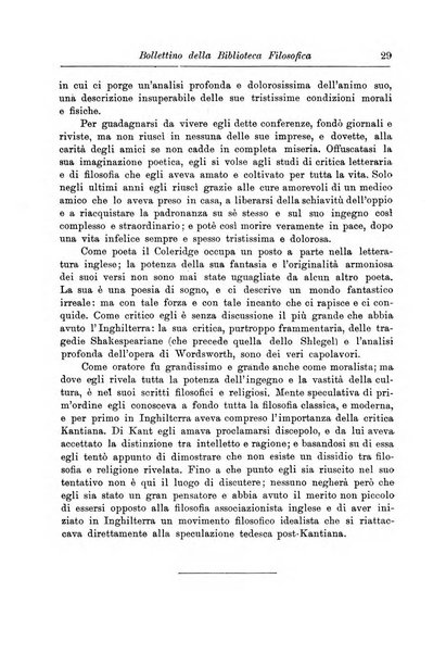 Bollettino della Biblioteca filosofica