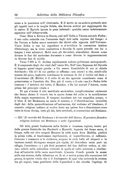 Bollettino della Biblioteca filosofica