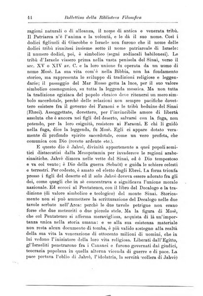 Bollettino della Biblioteca filosofica