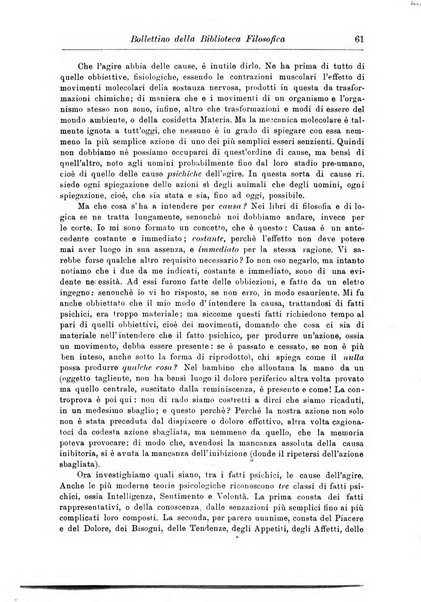 Bollettino della Biblioteca filosofica