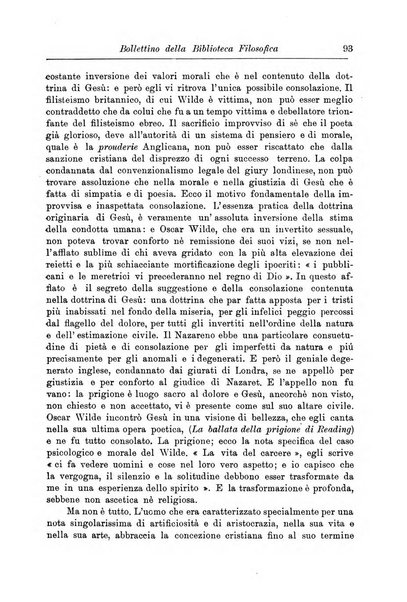 Bollettino della Biblioteca filosofica