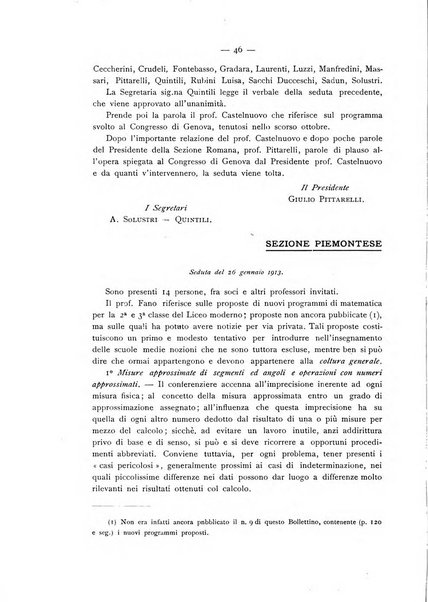 Bollettino della Mathesis