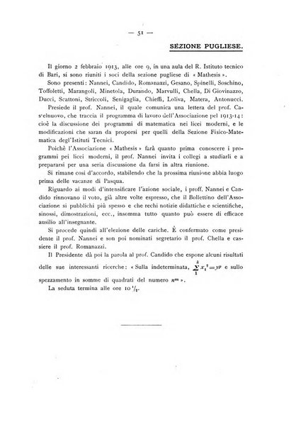 Bollettino della Mathesis