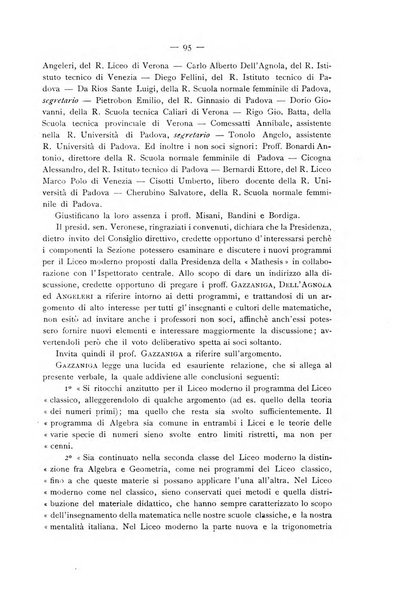 Bollettino della Mathesis