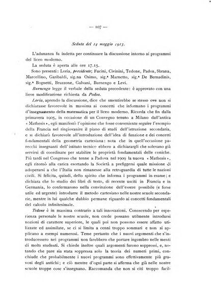 Bollettino della Mathesis