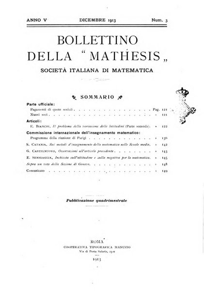 Bollettino della Mathesis