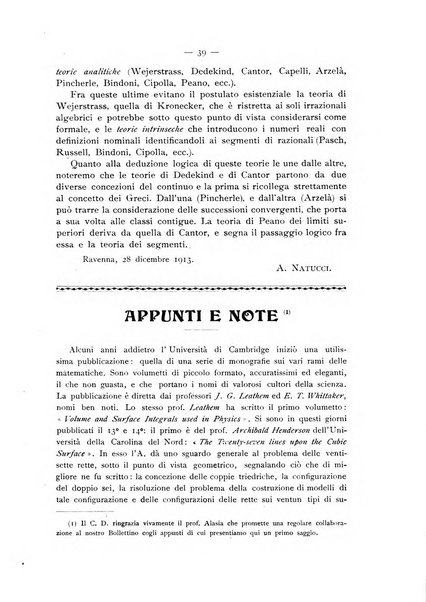 Bollettino della Mathesis