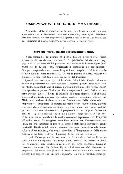 Bollettino della Mathesis