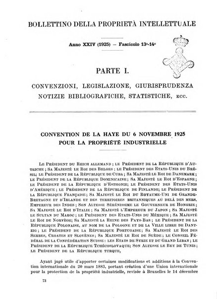 Bollettino della proprieta intellettuale