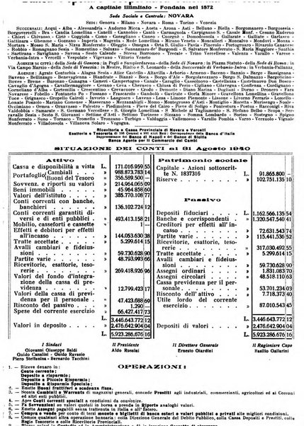 Bollettino della Sezione di Novara