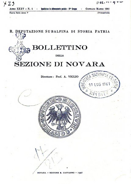 Bollettino della Sezione di Novara