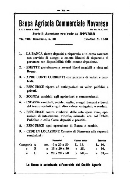 Bollettino della Sezione di Novara