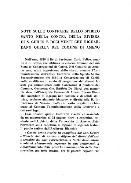 Bollettino della Sezione di Novara