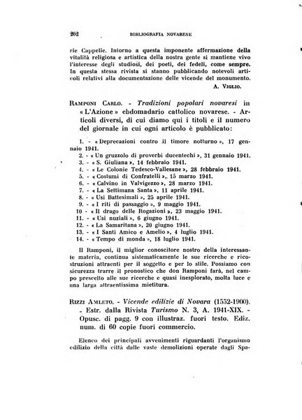 Bollettino della Sezione di Novara