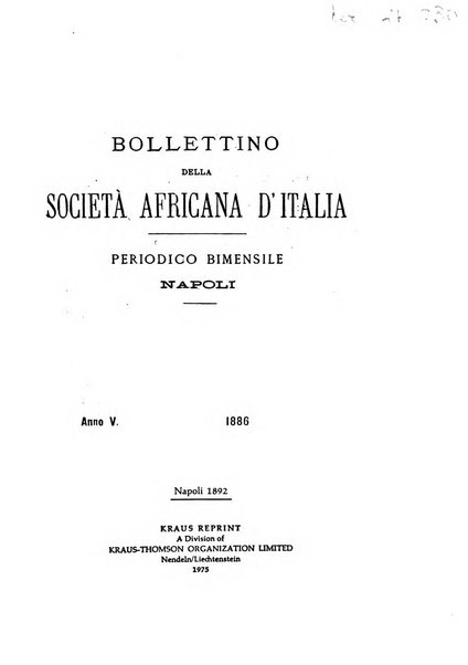 Bollettino della Società africana d'Italia periodico mensile