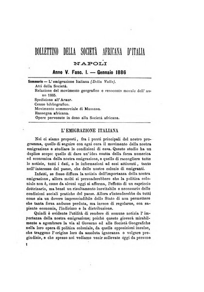 Bollettino della Società africana d'Italia periodico mensile