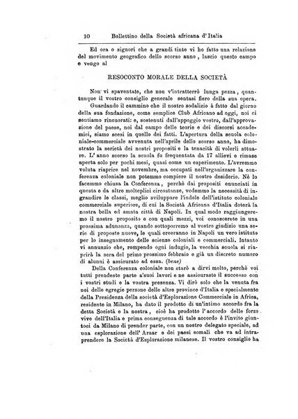 Bollettino della Società africana d'Italia periodico mensile