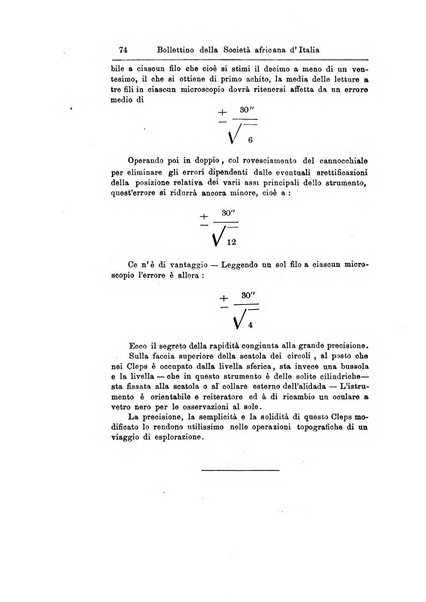 Bollettino della Società africana d'Italia periodico mensile