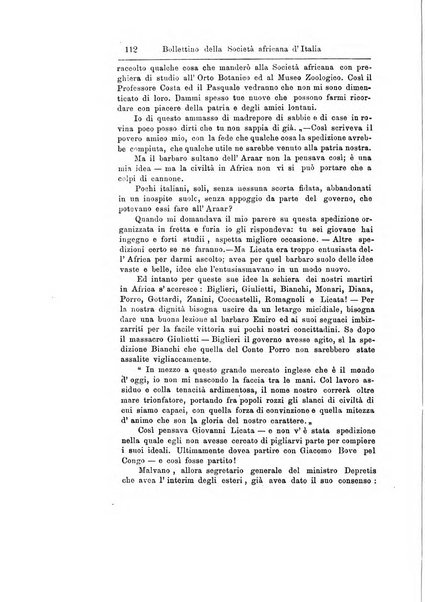 Bollettino della Società africana d'Italia periodico mensile