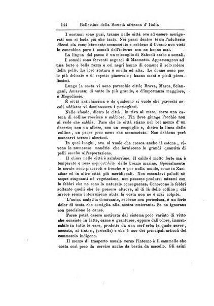 Bollettino della Società africana d'Italia periodico mensile