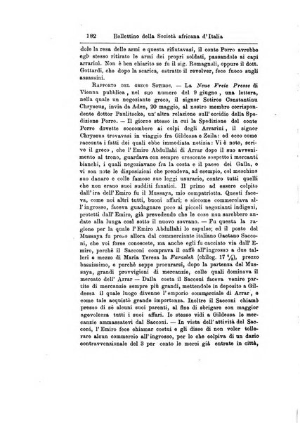 Bollettino della Società africana d'Italia periodico mensile