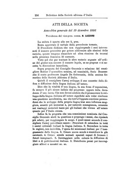 Bollettino della Società africana d'Italia periodico mensile