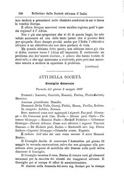 Bollettino della Società africana d'Italia periodico mensile