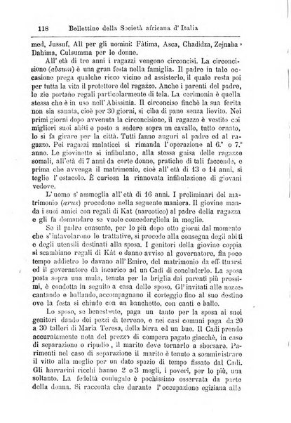 Bollettino della Società africana d'Italia periodico mensile