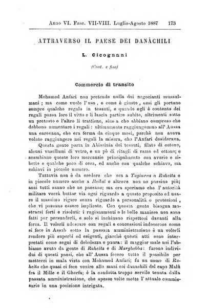 Bollettino della Società africana d'Italia periodico mensile