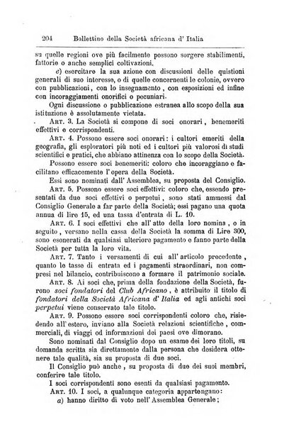 Bollettino della Società africana d'Italia periodico mensile