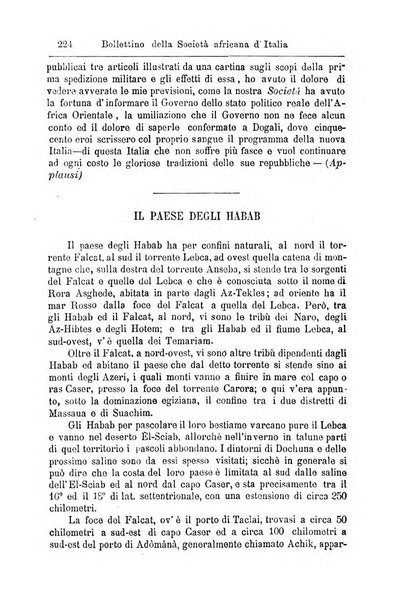 Bollettino della Società africana d'Italia periodico mensile