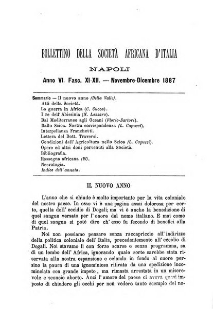 Bollettino della Società africana d'Italia periodico mensile