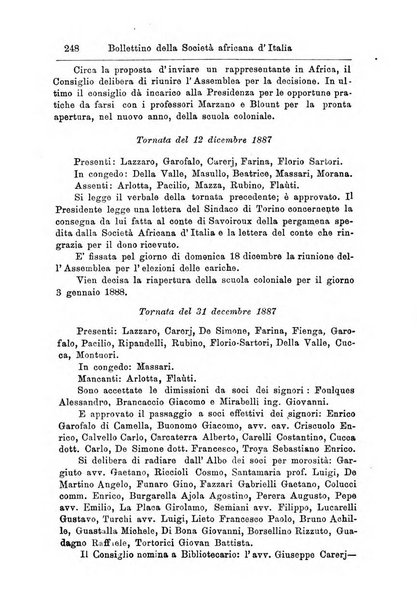 Bollettino della Società africana d'Italia periodico mensile