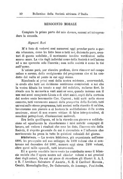 Bollettino della Società africana d'Italia periodico mensile