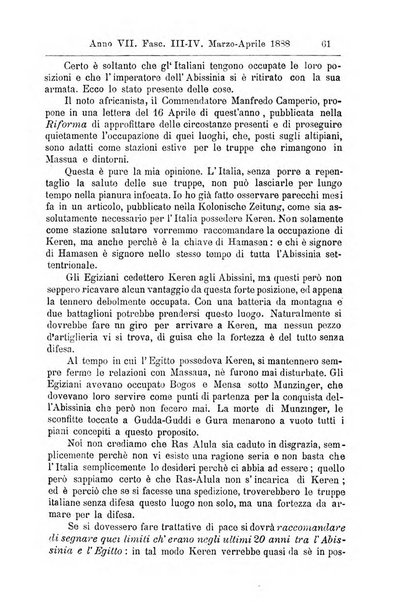 Bollettino della Società africana d'Italia periodico mensile