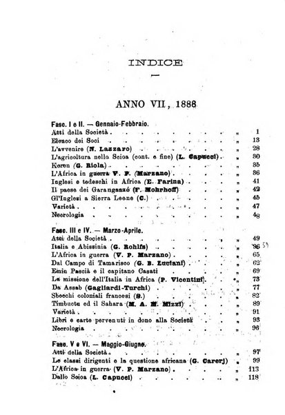 Bollettino della Società africana d'Italia periodico mensile